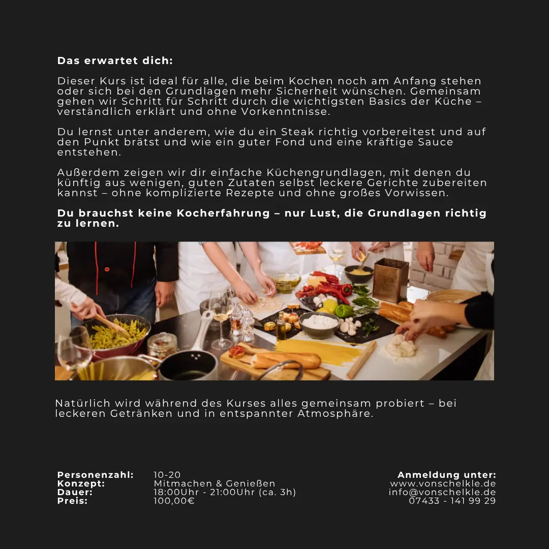 Grundhandwerk Kochen