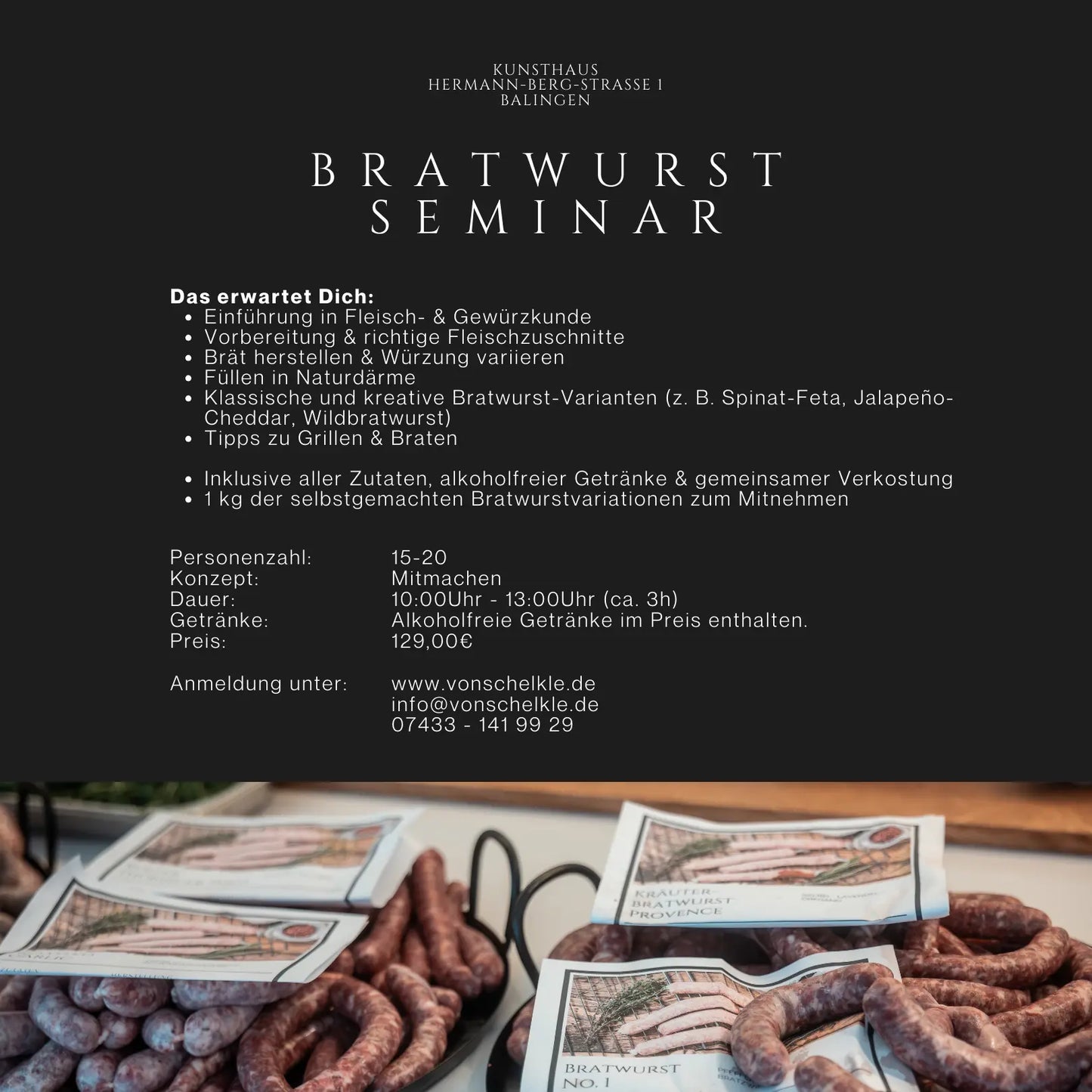 Bratwurst Seminar Gutschein