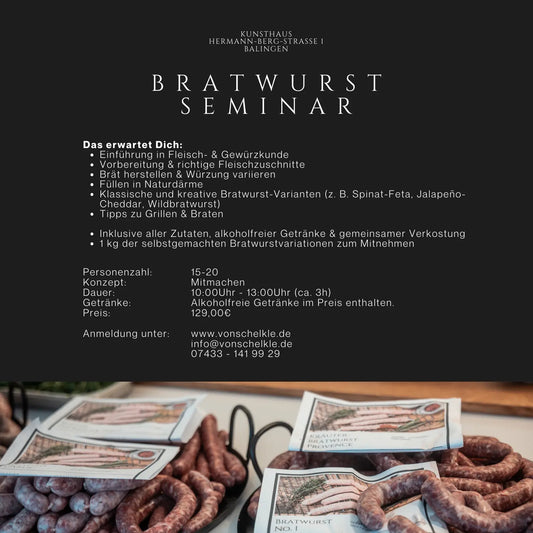 Bratwurst Seminar Gutschein