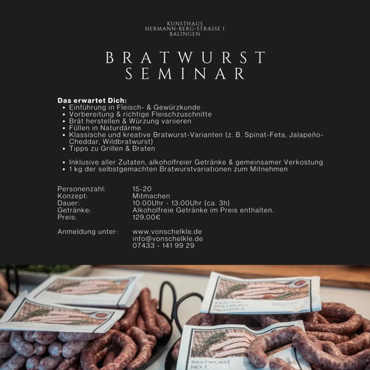 Bratwurst Seminar Gutschein