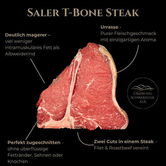 Salers T-Bone Steak Dry-Aged