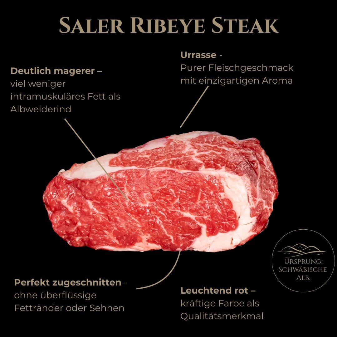 Salers Rib Eye Steak Dry-Aged
