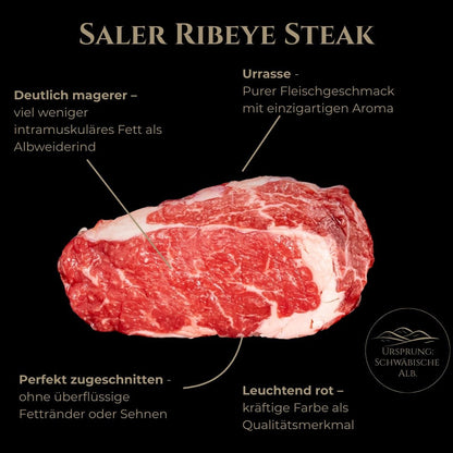 Salers Rib Eye Steak Dry-Aged
