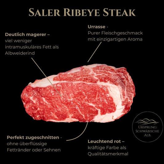 Salers Rib Eye Steak Dry-Aged