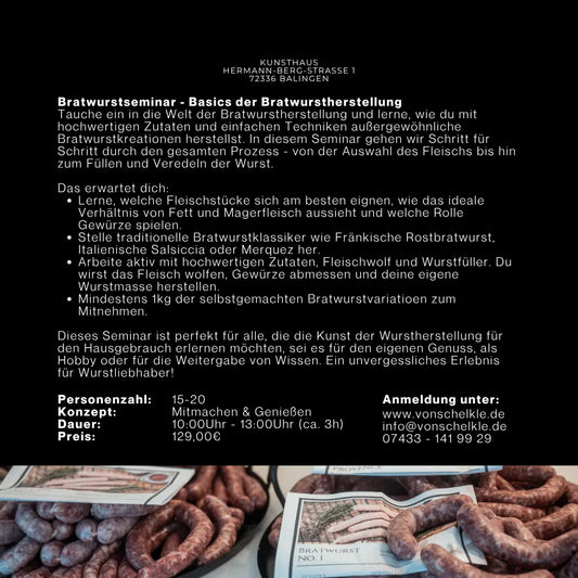 Bratwurst Seminar