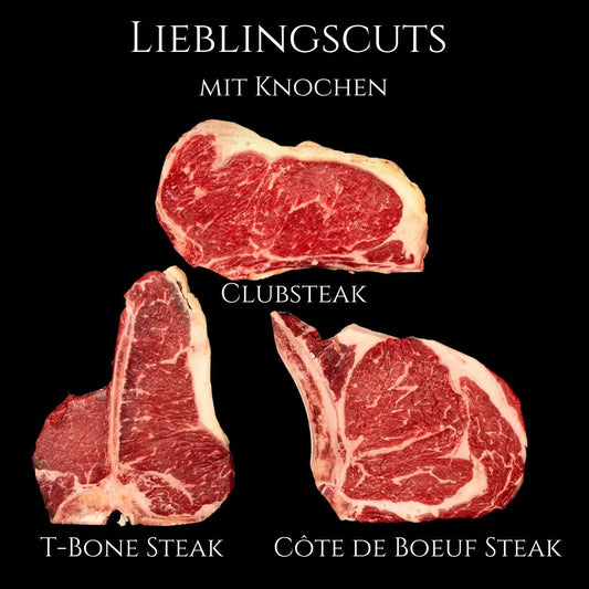 Genussbox: Lieblingscuts (mit Knochen) - 5 kg