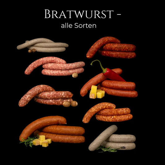 Bratwurst Gourmet - Paket - 3 kg - vonschelkle